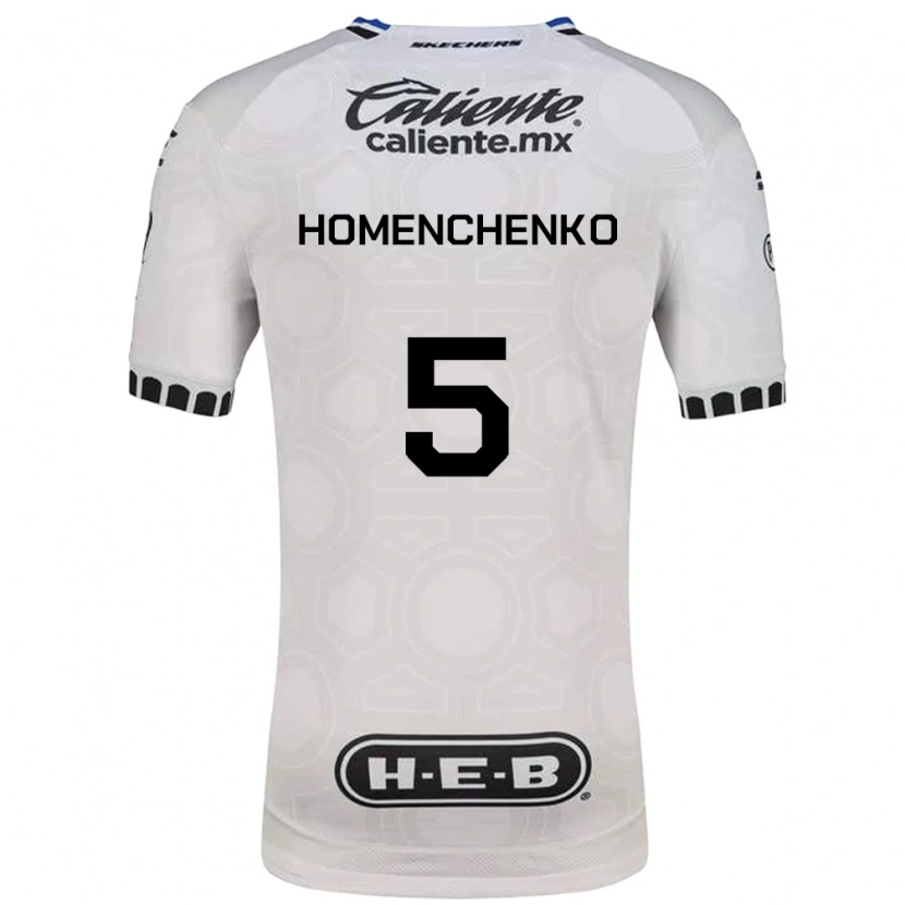 Danxen Kinder Santiago Homenchenko #5 Weiß Schwarz Blau Heimtrikot Trikot 2026/27 T-Shirt Österreich