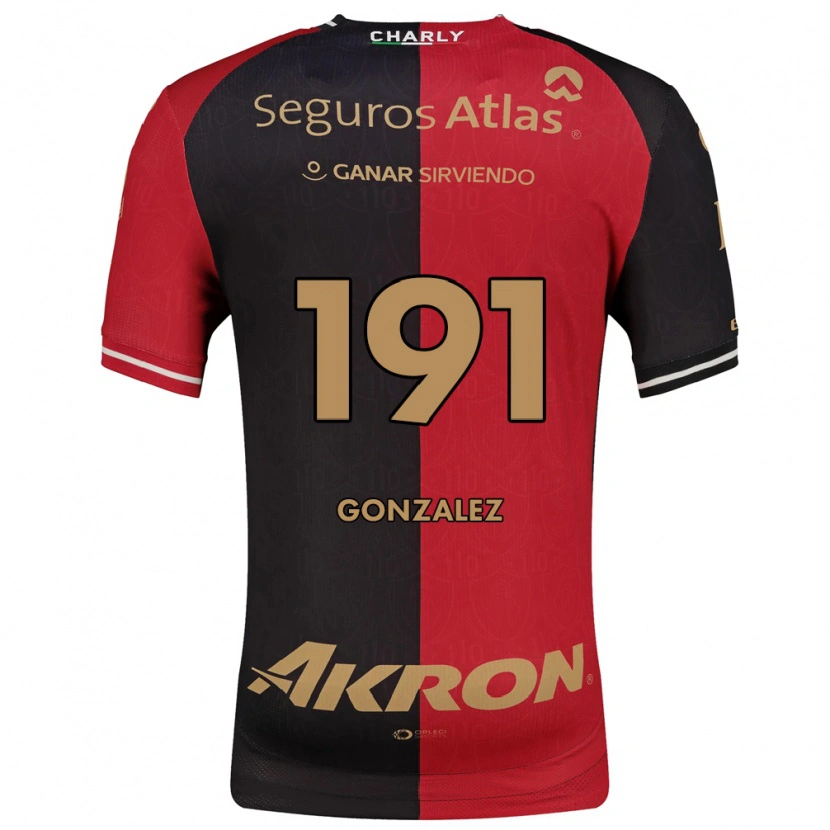 Danxen Kinder Juan González #191 Rot Schwarz Braun Heimtrikot Trikot 2026/27 T-Shirt Österreich