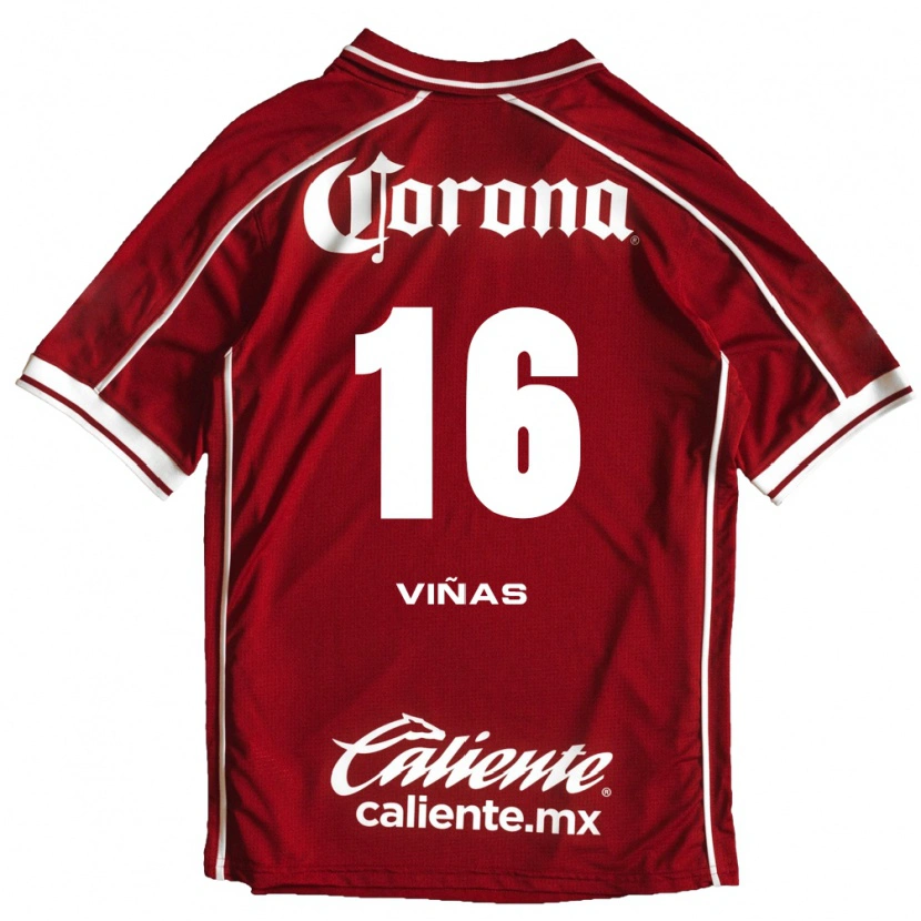 Danxen Kinder Federico Viñas #16 Weiß Rot Heimtrikot Trikot 2026/27 T-Shirt Österreich