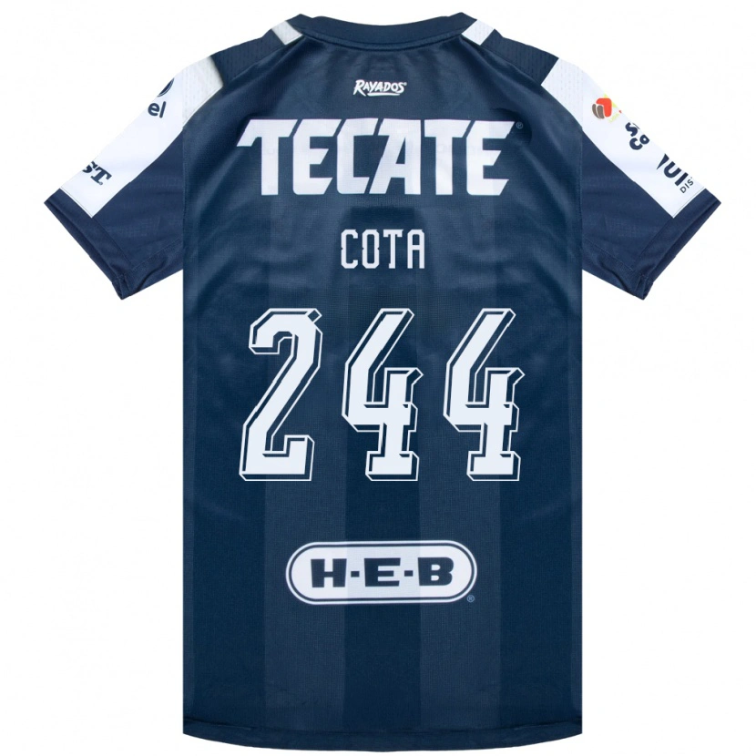 Danxen Kinder Mario Cota #244 Tintenblau Weiß Rot Heimtrikot Trikot 2026/27 T-Shirt Österreich