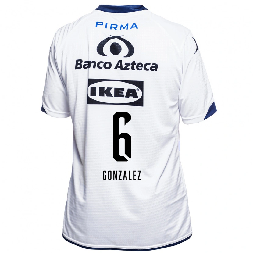 Danxen Kinder Pablo González #6 Weiß Schwarz Blau Heimtrikot Trikot 2026/27 T-Shirt Österreich