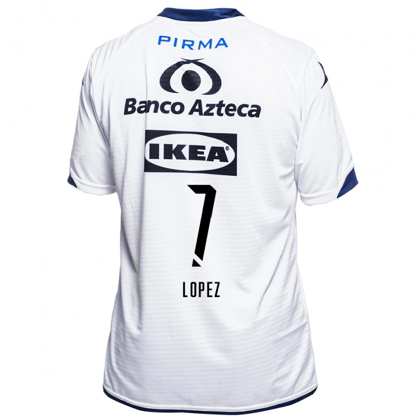 Danxen Kinder Viridiana López #7 Weiß Schwarz Blau Heimtrikot Trikot 2026/27 T-Shirt Österreich