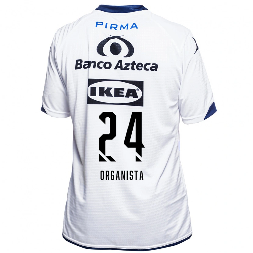 Danxen Kinder Alejandro Organista #24 Weiß Schwarz Blau Heimtrikot Trikot 2026/27 T-Shirt Österreich