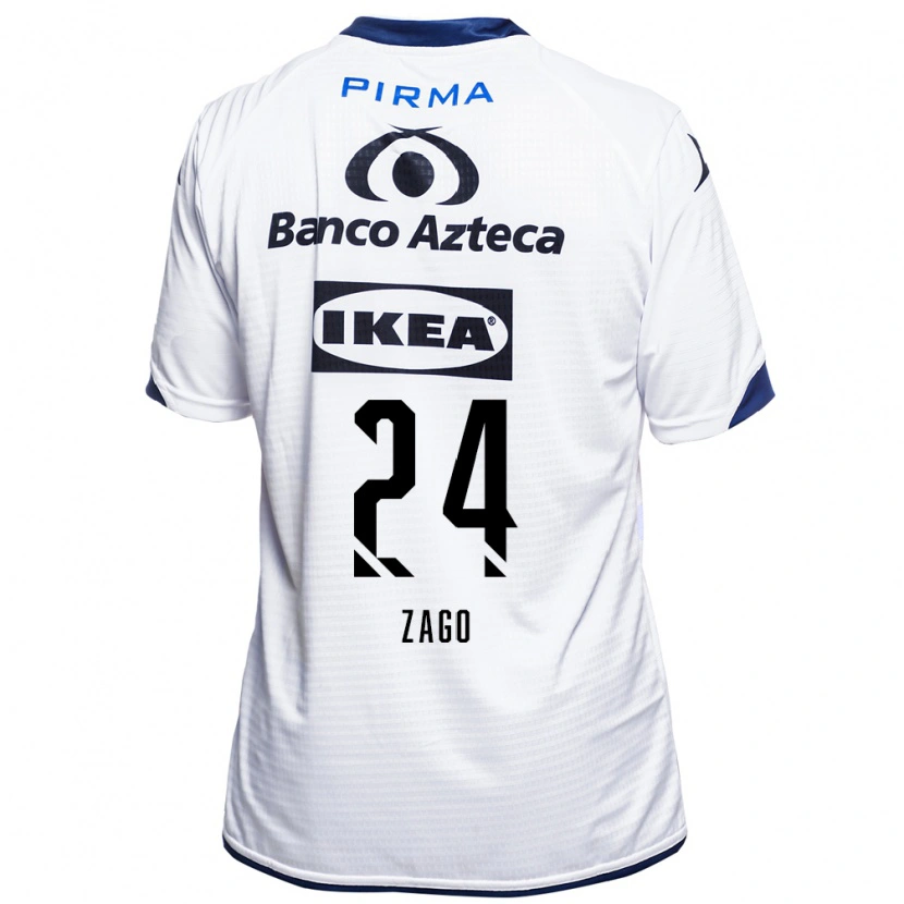 Danxen Kinder Diego Zago #24 Weiß Schwarz Blau Heimtrikot Trikot 2026/27 T-Shirt Österreich