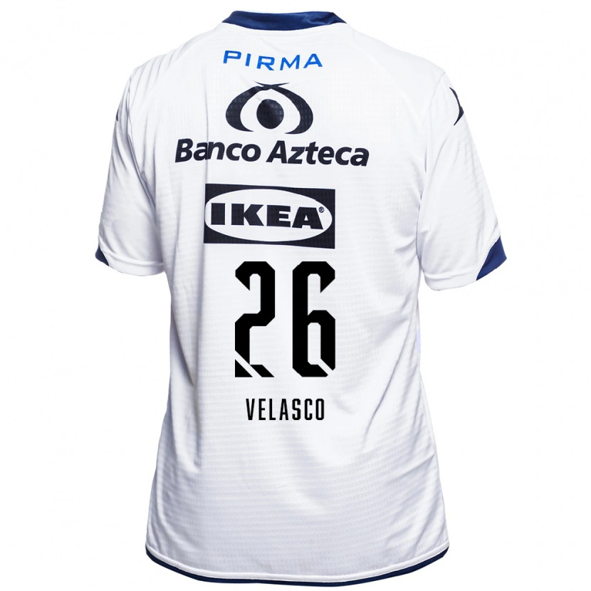 Danxen Kinder Kevin Velasco #26 Weiß Schwarz Blau Heimtrikot Trikot 2026/27 T-Shirt Österreich