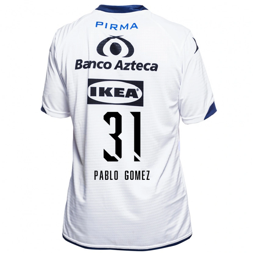 Danxen Kinder Juan Pablo Gómez #31 Weiß Schwarz Blau Heimtrikot Trikot 2026/27 T-Shirt Österreich
