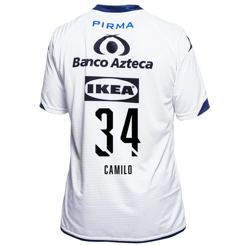 Danxen Kinder Lucas Camilo #34 Weiß Schwarz Blau Heimtrikot Trikot 2026/27 T-Shirt Österreich