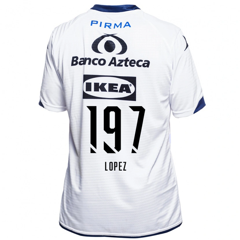 Danxen Kinder Sebastián López #197 Weiß Schwarz Blau Heimtrikot Trikot 2026/27 T-Shirt Österreich
