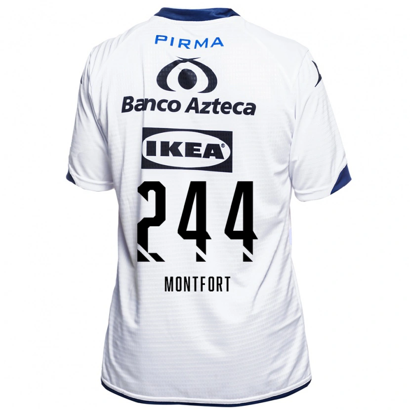 Danxen Kinder Bruno Montfort #244 Weiß Schwarz Blau Heimtrikot Trikot 2026/27 T-Shirt Österreich