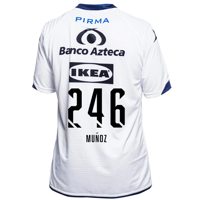 Danxen Kinder Zamier Muñoz #246 Weiß Schwarz Blau Heimtrikot Trikot 2026/27 T-Shirt Österreich