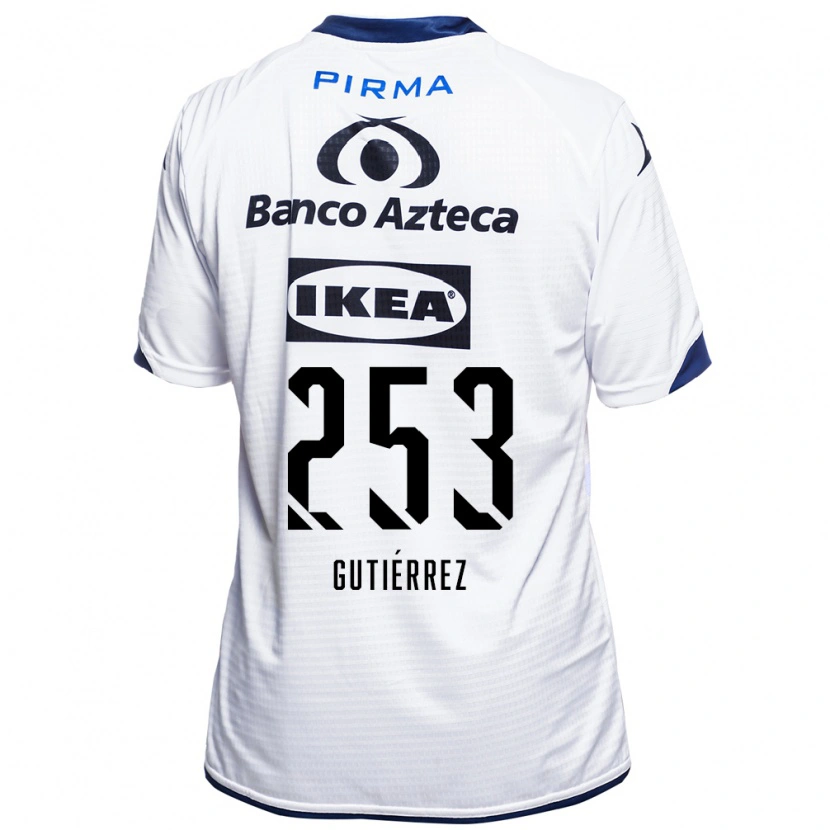 Danxen Kinder Santiago Gutiérrez #253 Weiß Schwarz Blau Heimtrikot Trikot 2026/27 T-Shirt Österreich