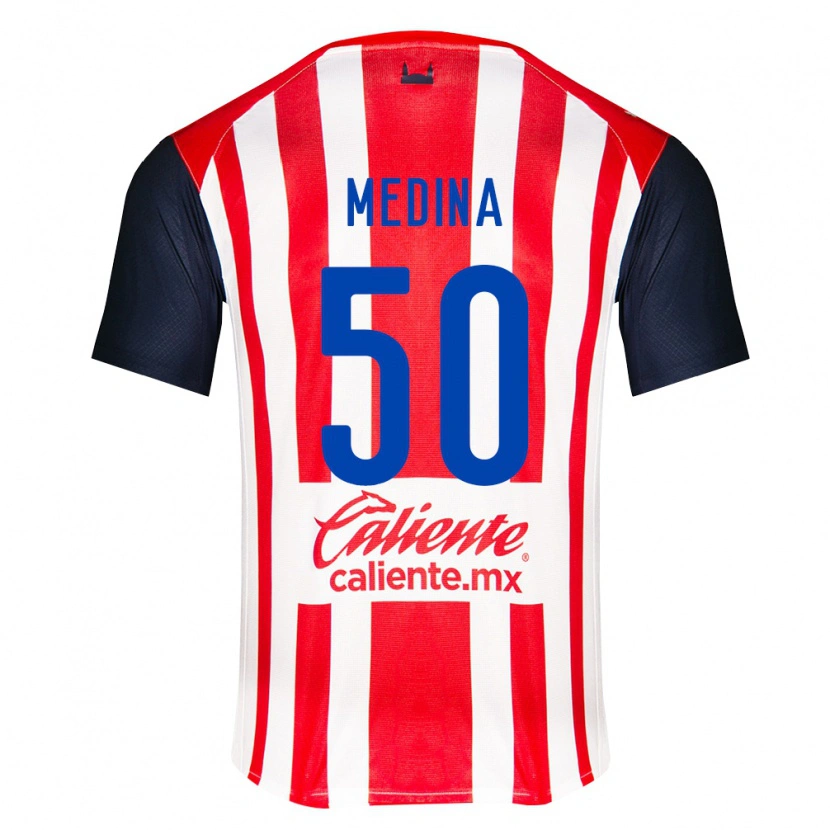 Danxen Kinder Cruz Medina #50 Rot Schwarz Weiß Heimtrikot Trikot 2026/27 T-Shirt Österreich