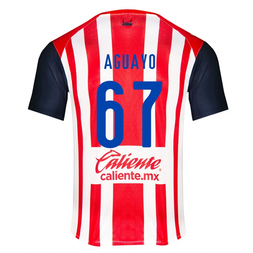 Danxen Kinder Sergio Aguayo #67 Rot Schwarz Weiß Heimtrikot Trikot 2026/27 T-Shirt Österreich