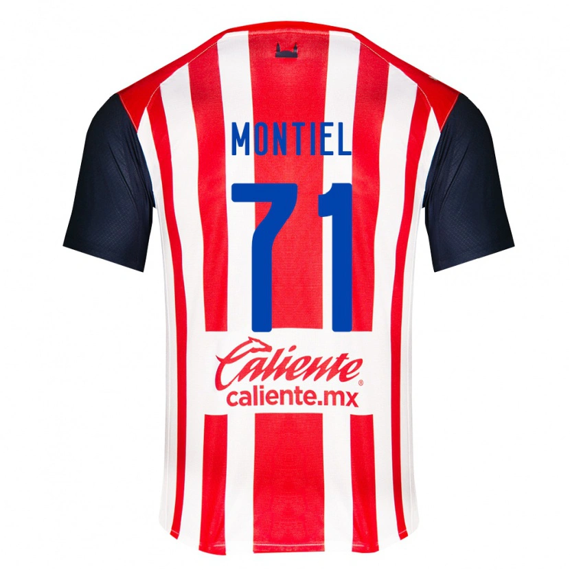Danxen Kinder Erick Montiel #71 Rot Schwarz Weiß Heimtrikot Trikot 2026/27 T-Shirt Österreich