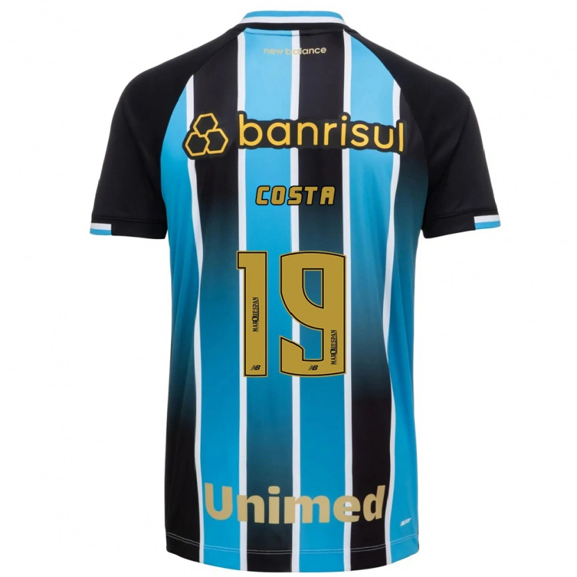 Danxen Kinder Diego Costa #19 Blau Braun Schwarz Heimtrikot Trikot 2026/27 T-Shirt Österreich