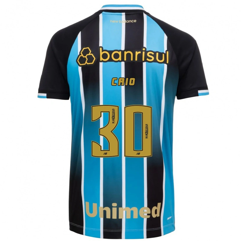 Danxen Kinder Rodrigo Caio #30 Blau Braun Schwarz Heimtrikot Trikot 2026/27 T-Shirt Österreich