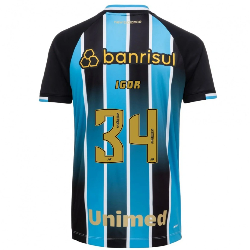 Danxen Kinder Igor #34 Blau Braun Schwarz Heimtrikot Trikot 2026/27 T-Shirt Österreich