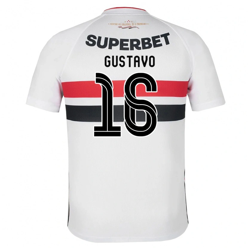 Danxen Kinder Luiz Gustavo #16 Weiß Rot Schwarz Heimtrikot Trikot 2026/27 T-Shirt Österreich