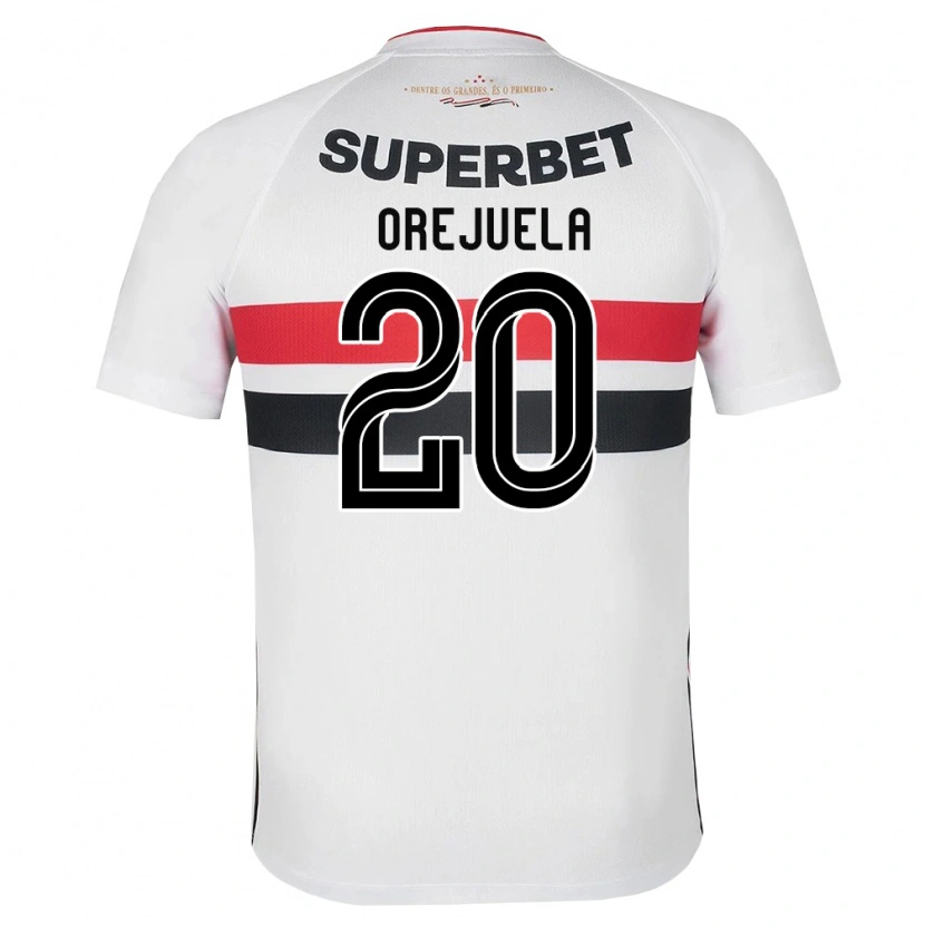 Danxen Kinder Luis Manuel Orejuela #20 Weiß Rot Schwarz Heimtrikot Trikot 2026/27 T-Shirt Österreich