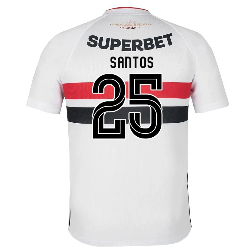 Danxen Kinder Mariana Santos #25 Weiß Rot Schwarz Heimtrikot Trikot 2026/27 T-Shirt Österreich