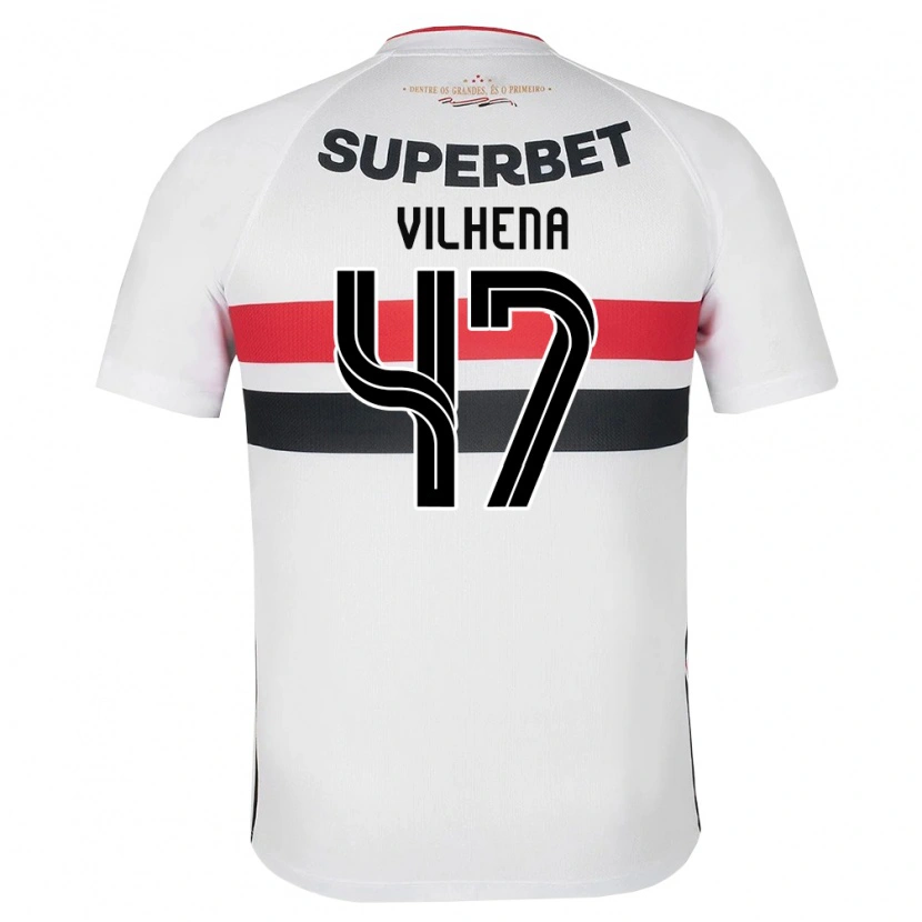 Danxen Kinder Pedro Vilhena #47 Weiß Rot Schwarz Heimtrikot Trikot 2026/27 T-Shirt Österreich
