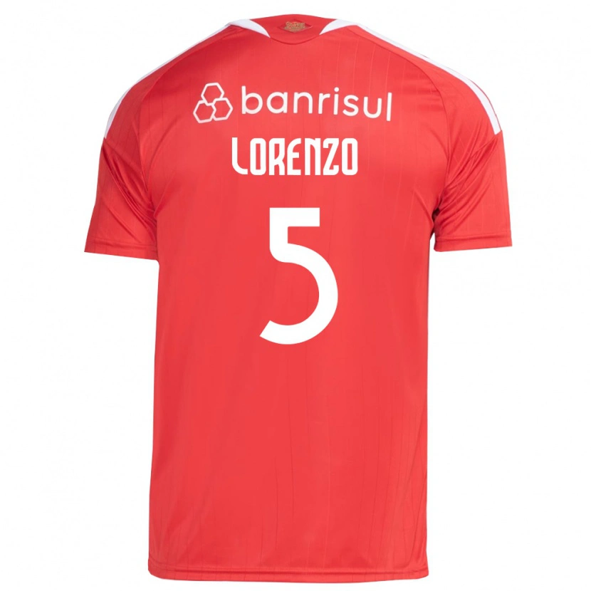 Danxen Kinder Lorenzo Farias Vaghetti #5 Rot Weiß Heimtrikot Trikot 2026/27 T-Shirt Österreich