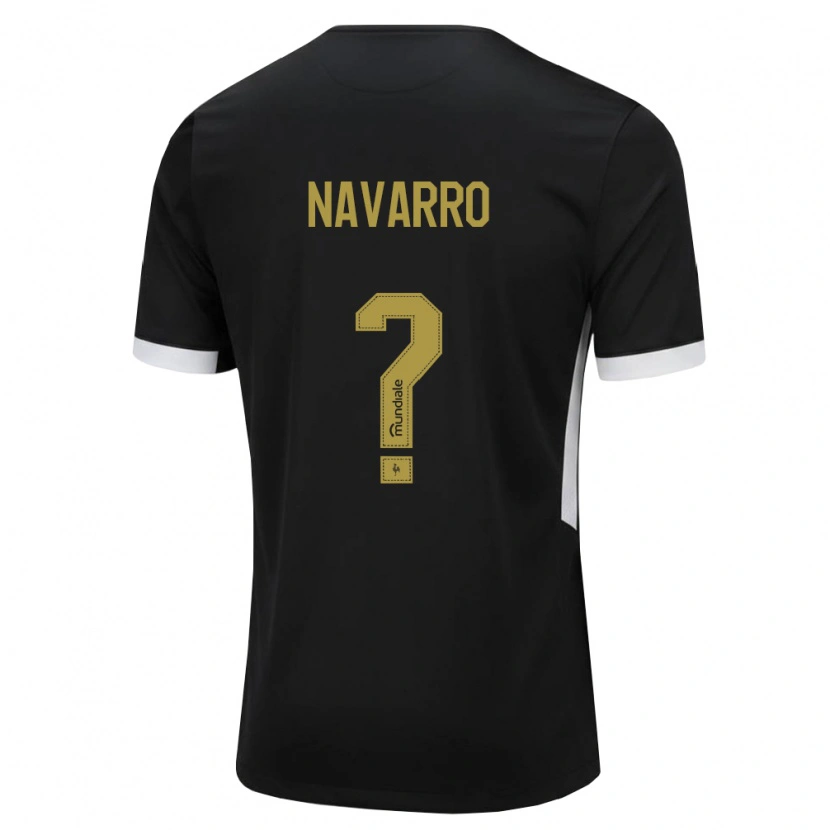 Danxen Kinder Matheus Navarro #0 Schwarz Weiß Gelb Heimtrikot Trikot 2026/27 T-Shirt Österreich
