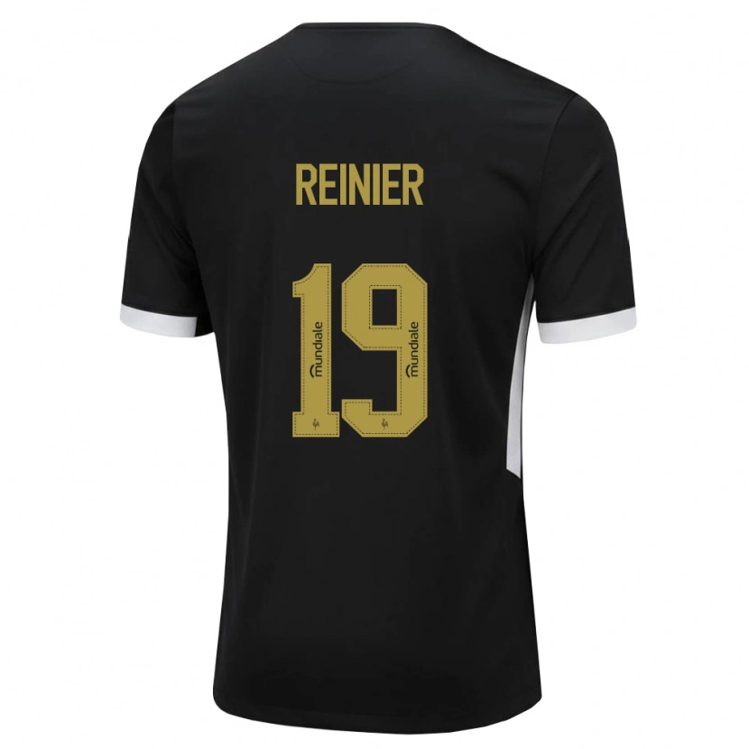 Danxen Kinder Reinier Jesus Carvalho #19 Schwarz Weiß Gelb Heimtrikot Trikot 2026/27 T-Shirt Österreich