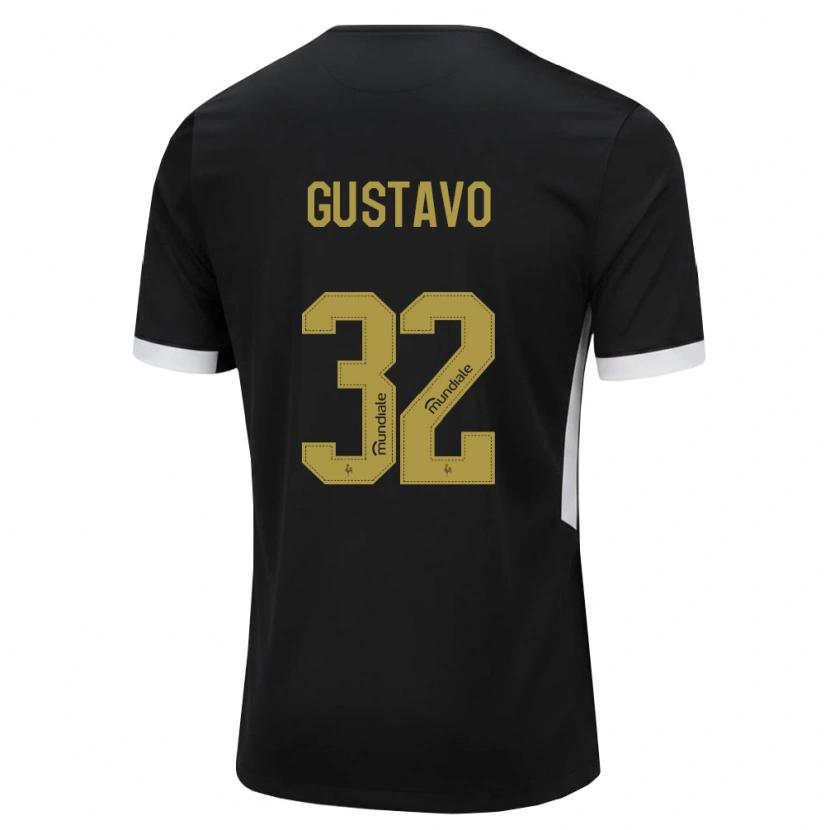 Danxen Kinder Luís Gustavo #32 Schwarz Weiß Gelb Heimtrikot Trikot 2026/27 T-Shirt Österreich