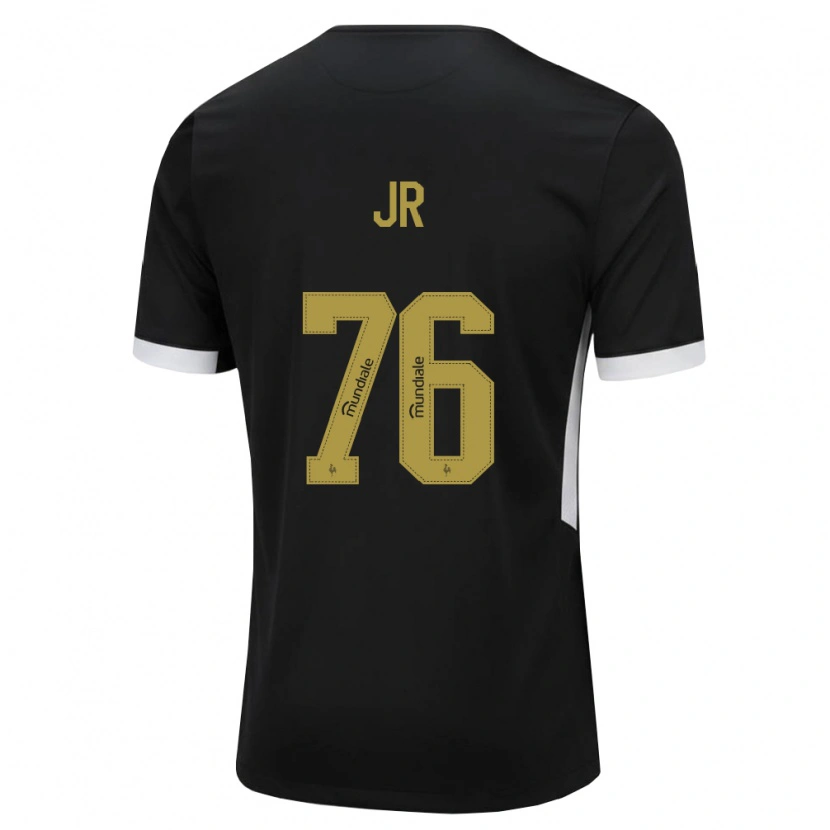 Danxen Kinder Wanderson Jr #76 Schwarz Weiß Gelb Heimtrikot Trikot 2026/27 T-Shirt Österreich
