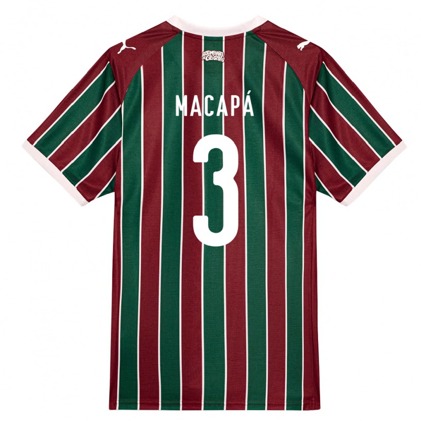 Danxen Kinder Gabriel Macapá #3 Grün Burgund Weiß Heimtrikot Trikot 2026/27 T-Shirt Österreich