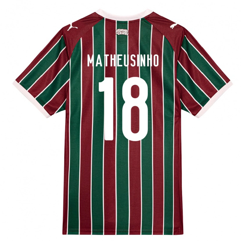Danxen Kinder Matheus Ferreira Da Costa #18 Grün Burgund Weiß Heimtrikot Trikot 2026/27 T-Shirt Österreich