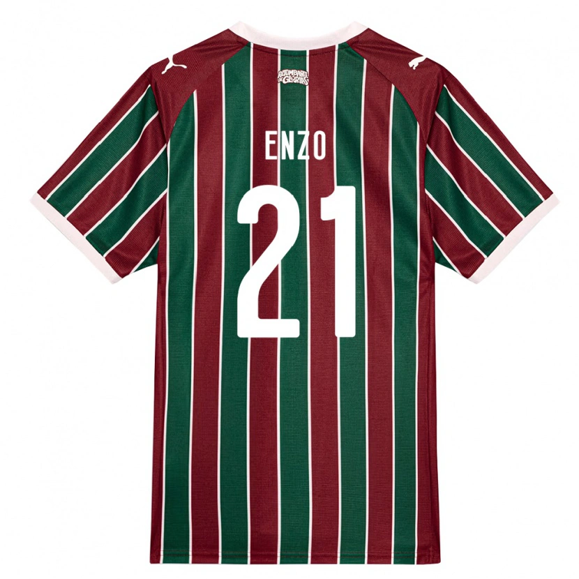 Danxen Kinder Enzo Munerato Sene #21 Grün Burgund Weiß Heimtrikot Trikot 2026/27 T-Shirt Österreich