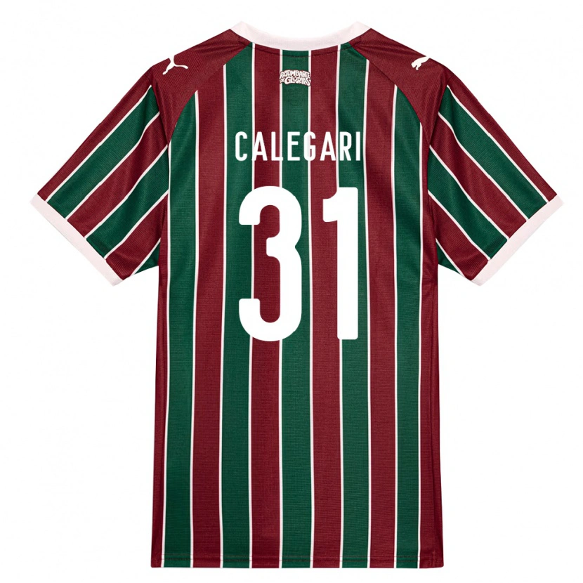 Danxen Kinder Calegari #31 Grün Burgund Weiß Heimtrikot Trikot 2026/27 T-Shirt Österreich