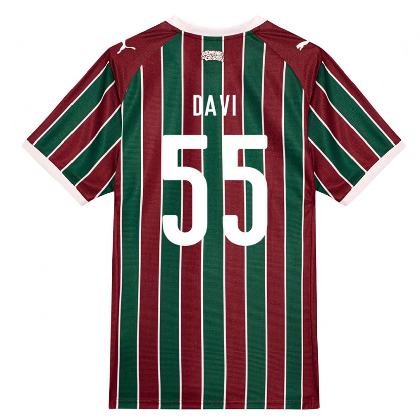 Danxen Kinder Wallace Davi #55 Grün Burgund Weiß Heimtrikot Trikot 2026/27 T-Shirt Österreich