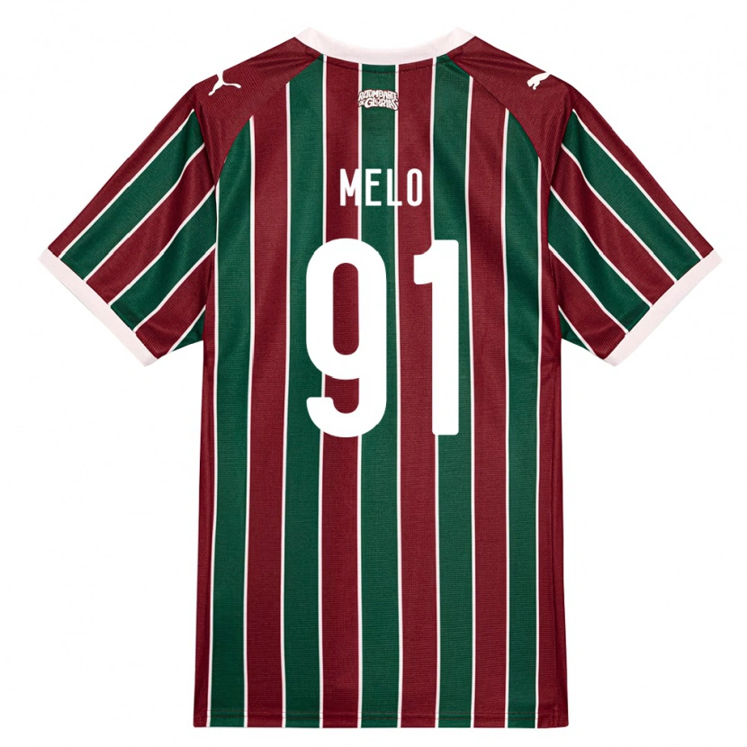 Danxen Kinder Davi Melo #91 Grün Burgund Weiß Heimtrikot Trikot 2026/27 T-Shirt Österreich