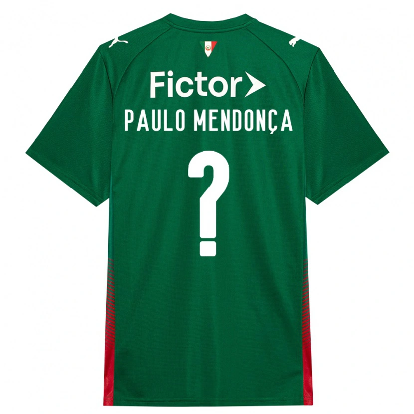 Danxen Kinder João Paulo Mendonça #0 Grün Rot Weiß Heimtrikot Trikot 2026/27 T-Shirt Österreich
