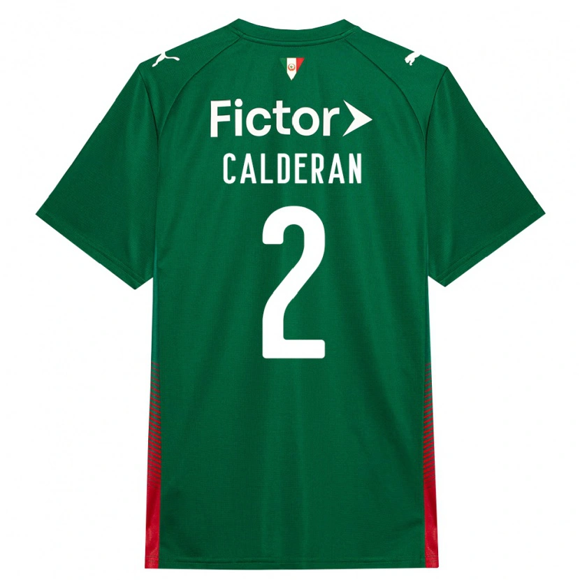 Danxen Kinder Bruna Calderan #2 Grün Rot Weiß Heimtrikot Trikot 2026/27 T-Shirt Österreich