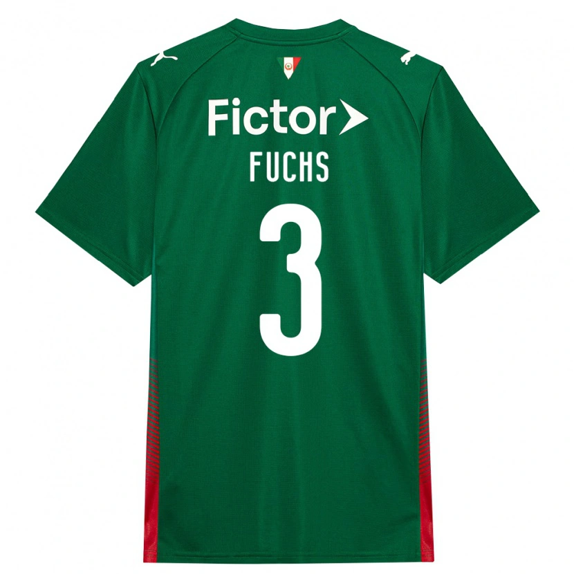 Danxen Kinder Bruno Fuchs #3 Grün Rot Weiß Heimtrikot Trikot 2026/27 T-Shirt Österreich