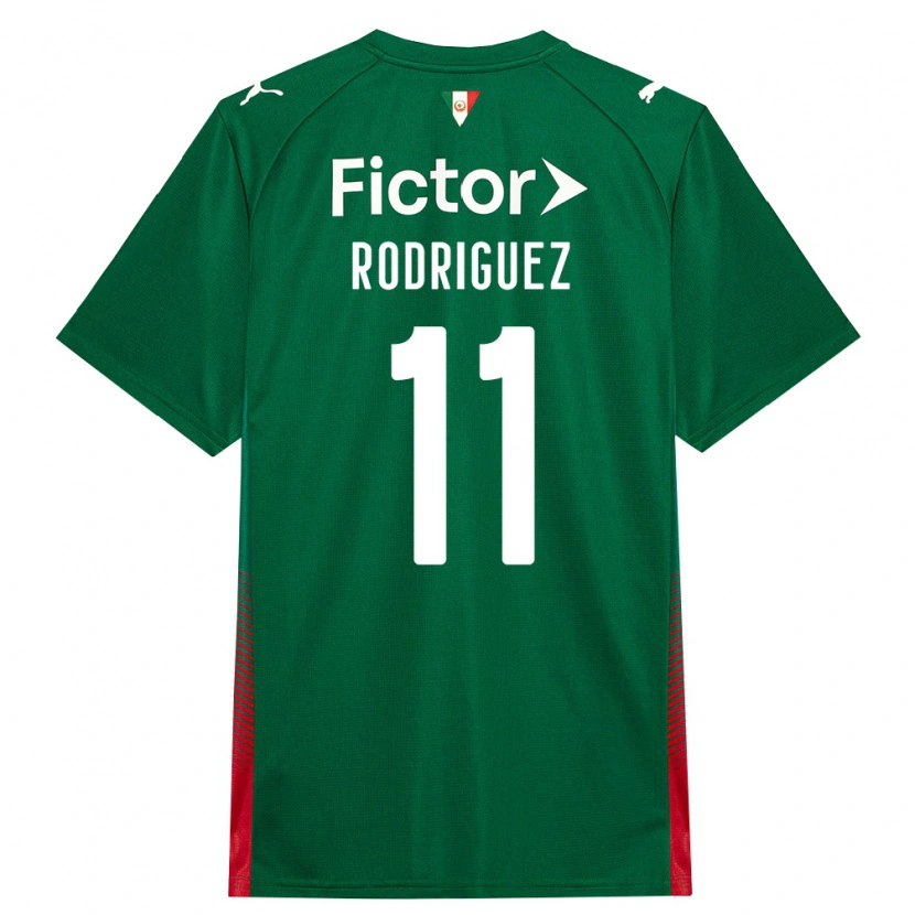 Danxen Kinder Yamila Rodriguez #11 Grün Rot Weiß Heimtrikot Trikot 2026/27 T-Shirt Österreich