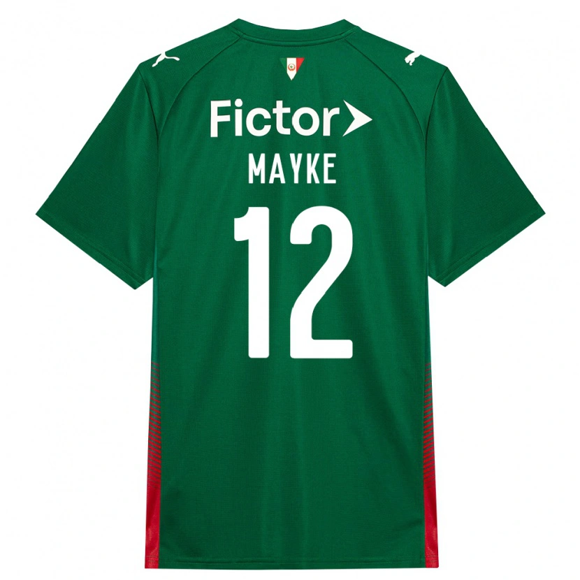Danxen Kinder Mayke #12 Grün Rot Weiß Heimtrikot Trikot 2026/27 T-Shirt Österreich