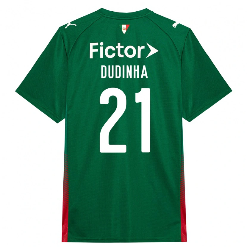 Danxen Kinder Dudinha #21 Grün Rot Weiß Heimtrikot Trikot 2026/27 T-Shirt Österreich