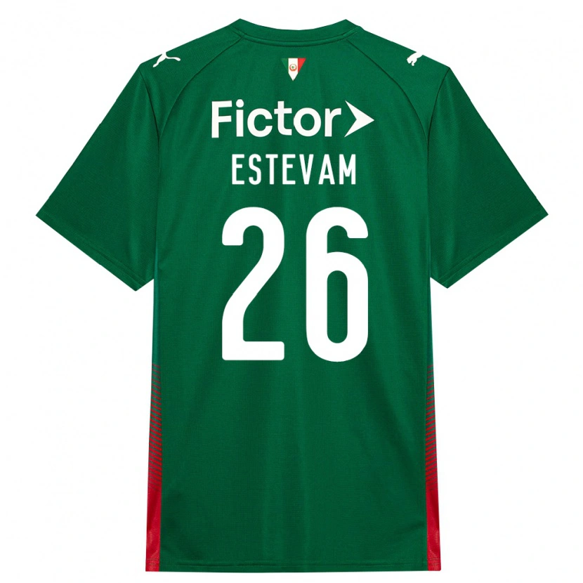 Danxen Kinder Laís Estevam #26 Grün Rot Weiß Heimtrikot Trikot 2026/27 T-Shirt Österreich