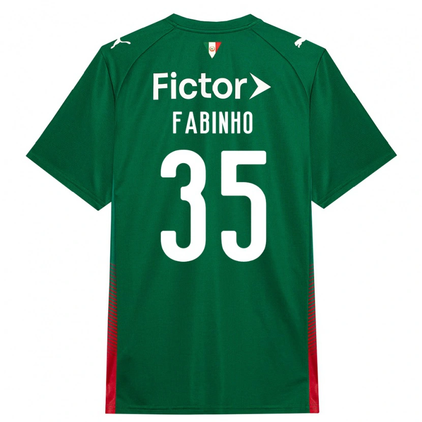 Danxen Kinder Fabinho #35 Grün Rot Weiß Heimtrikot Trikot 2026/27 T-Shirt Österreich