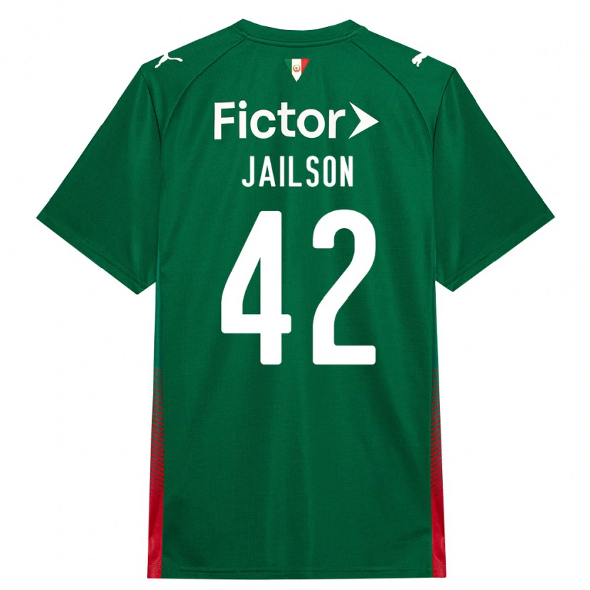 Danxen Kinder Jailson #42 Grün Rot Weiß Heimtrikot Trikot 2026/27 T-Shirt Österreich