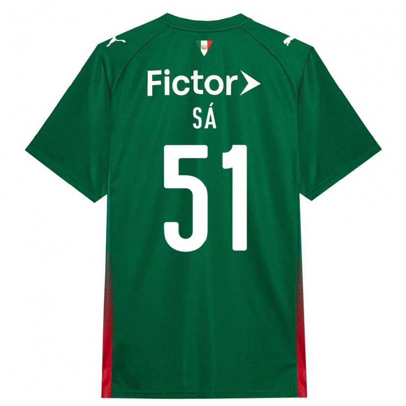 Danxen Kinder Luiz Sá #51 Grün Rot Weiß Heimtrikot Trikot 2026/27 T-Shirt Österreich
