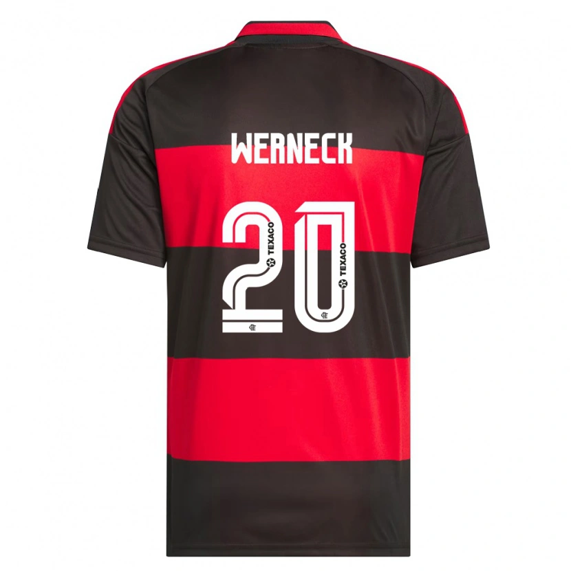 Danxen Kinder Gabriel Werneck #20 Rot Schwarz Weiß Heimtrikot Trikot 2026/27 T-Shirt Österreich