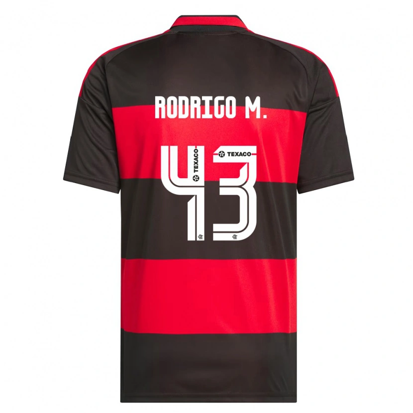 Danxen Kinder Rodrigo Muniz #43 Rot Schwarz Weiß Heimtrikot Trikot 2026/27 T-Shirt Österreich