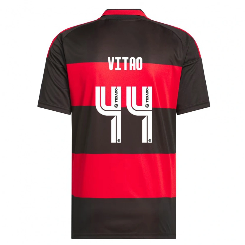 Danxen Kinder Vitor Eduardo Da Silva Matos #44 Rot Schwarz Weiß Heimtrikot Trikot 2026/27 T-Shirt Österreich