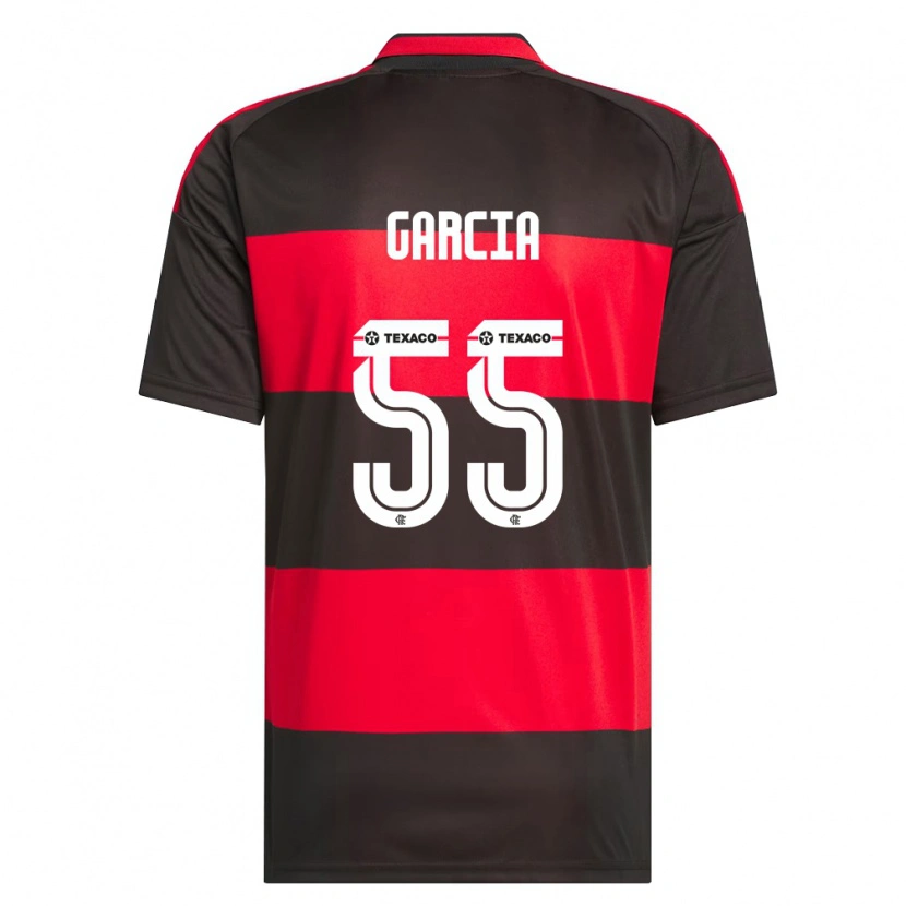 Danxen Kinder Caio Garcia #55 Rot Schwarz Weiß Heimtrikot Trikot 2026/27 T-Shirt Österreich